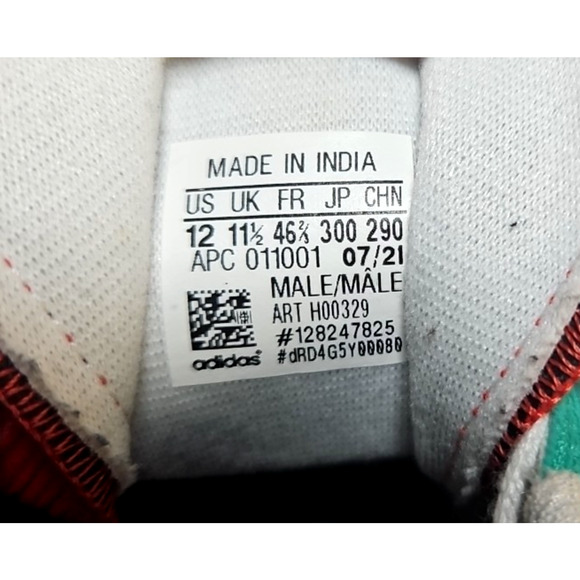 Adidas Stan Smith Low White Leather Sneakers H00329 Size US Men's 12 - Picture 8 of 9